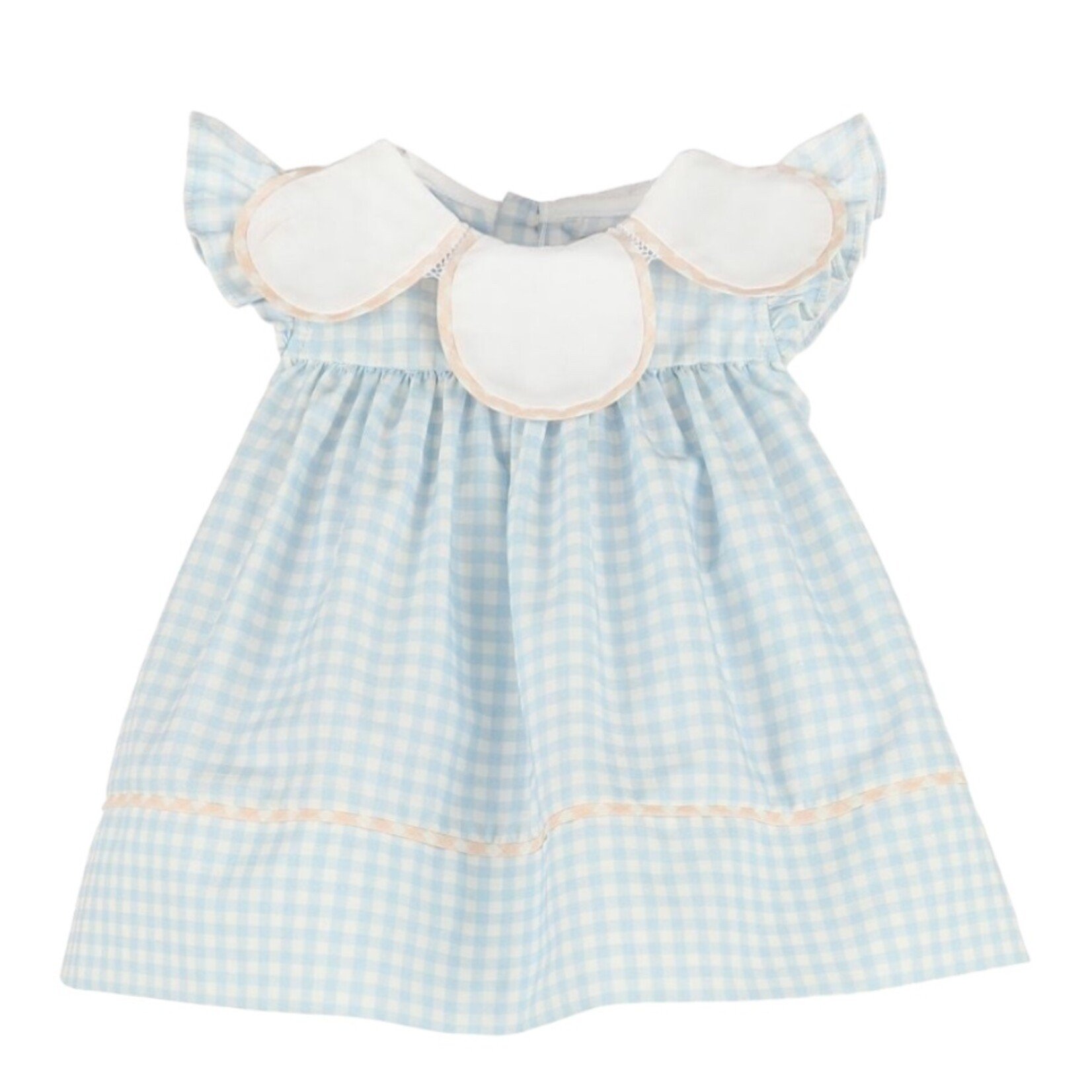 Sophie & Lucas Classic Blue Peach Petal Dress