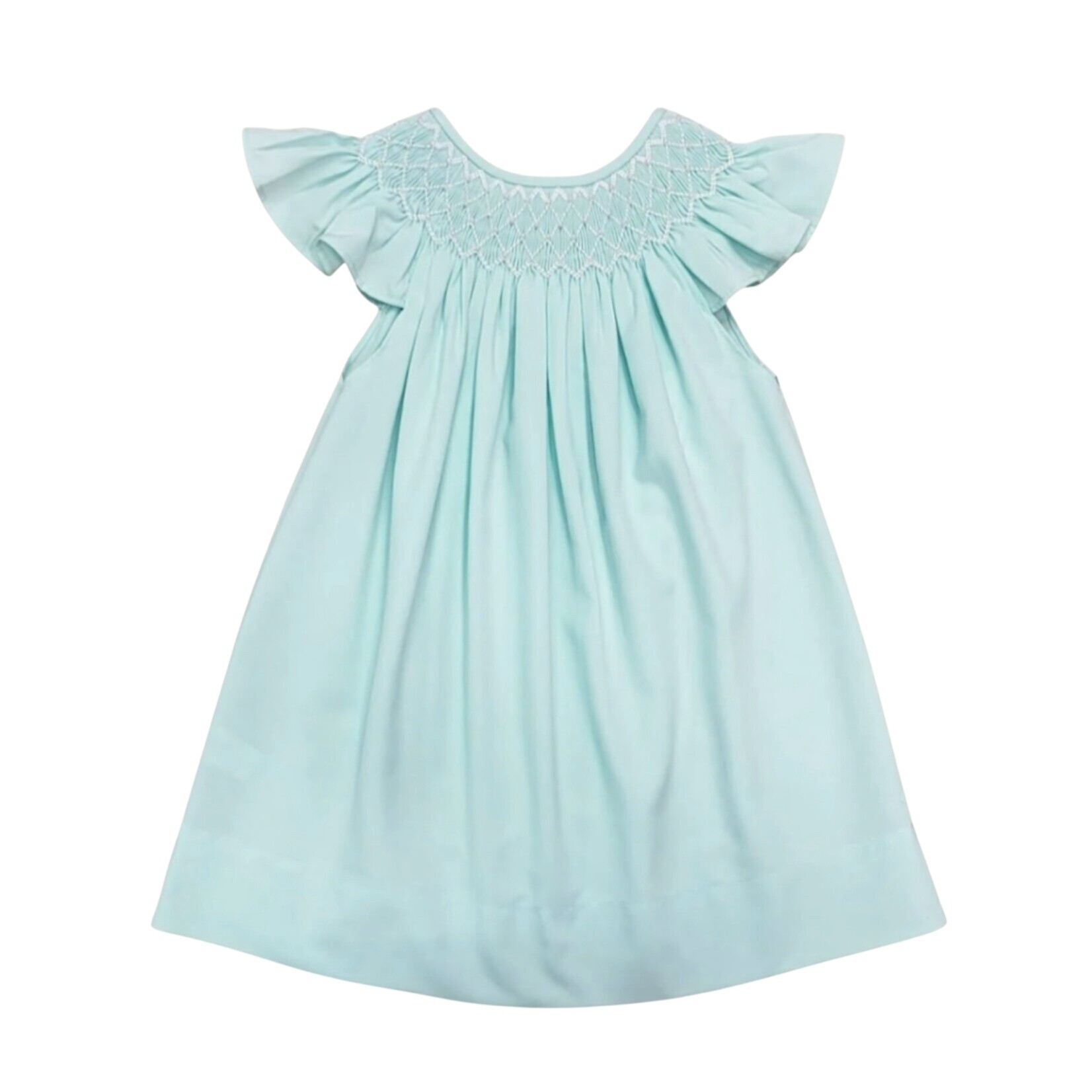 Sweet Dreams Mint Pearl Smocked Dress