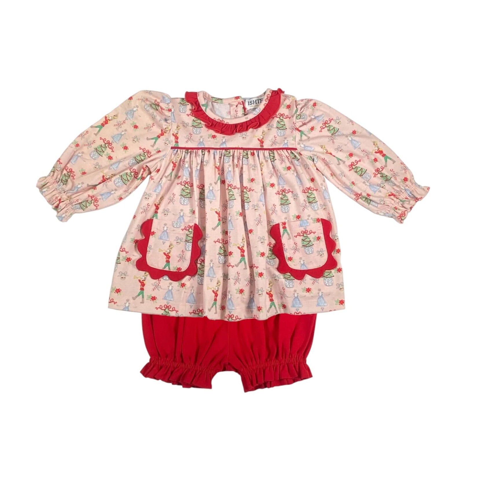 Ishtex Nutcracker Girl Bloomer Set