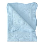Monogram Quilt - Baby Blue