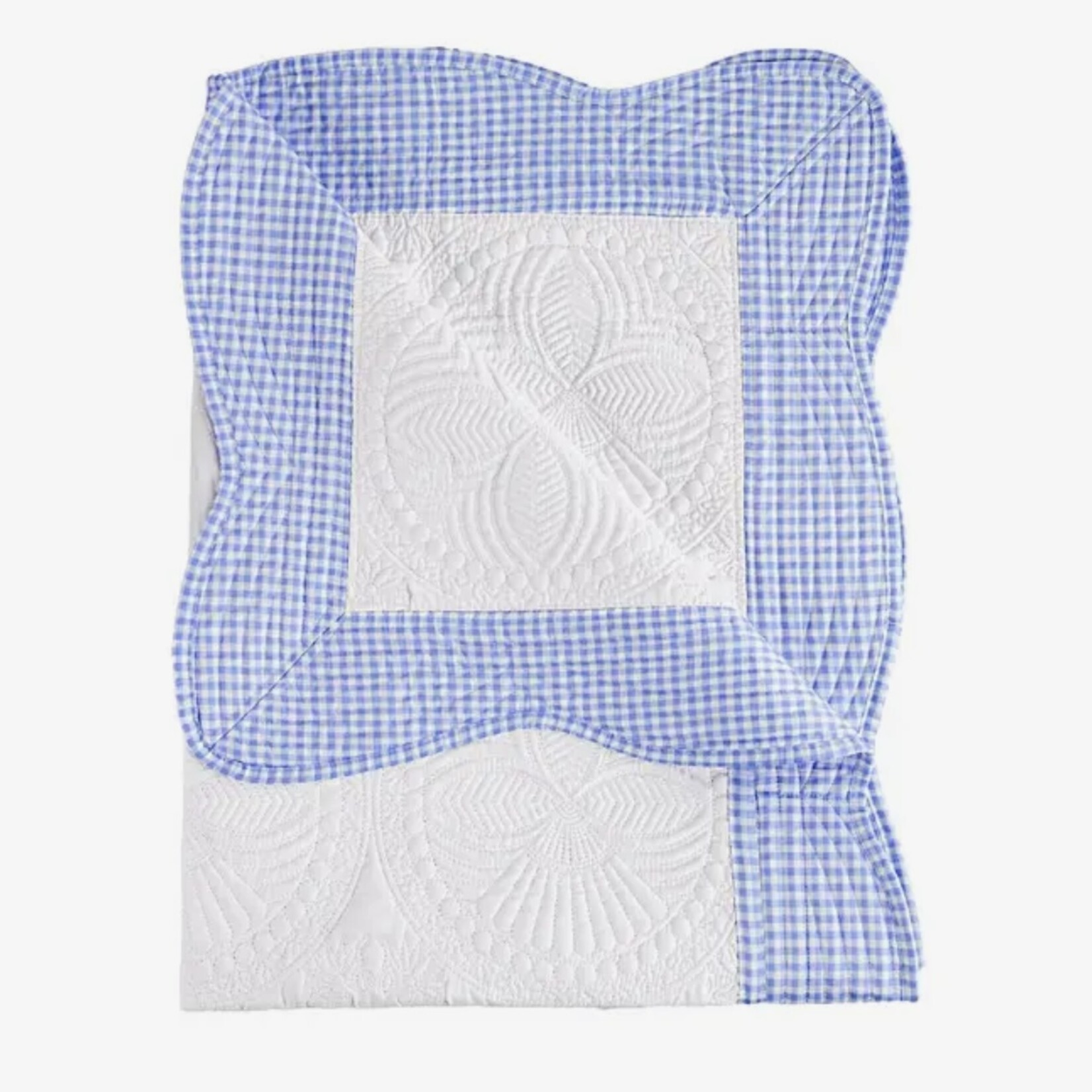 Gingham Trim Heirloom Quilt
