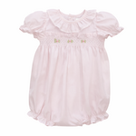 Pink Smocked Blossom Garland Bubble