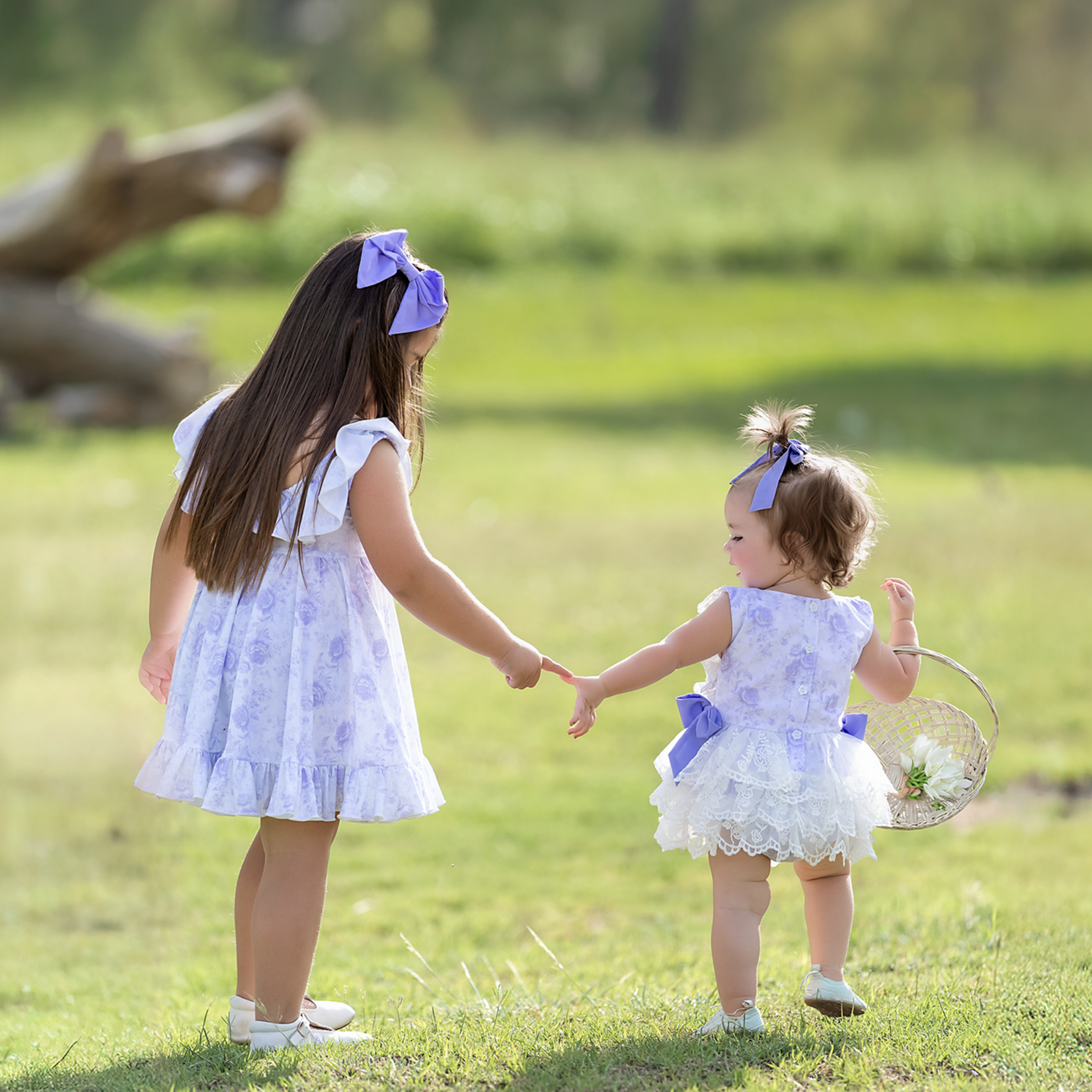Be Girl Clothing Lilac Floral May Romper