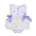 Be Girl Clothing Lilac Floral May Romper