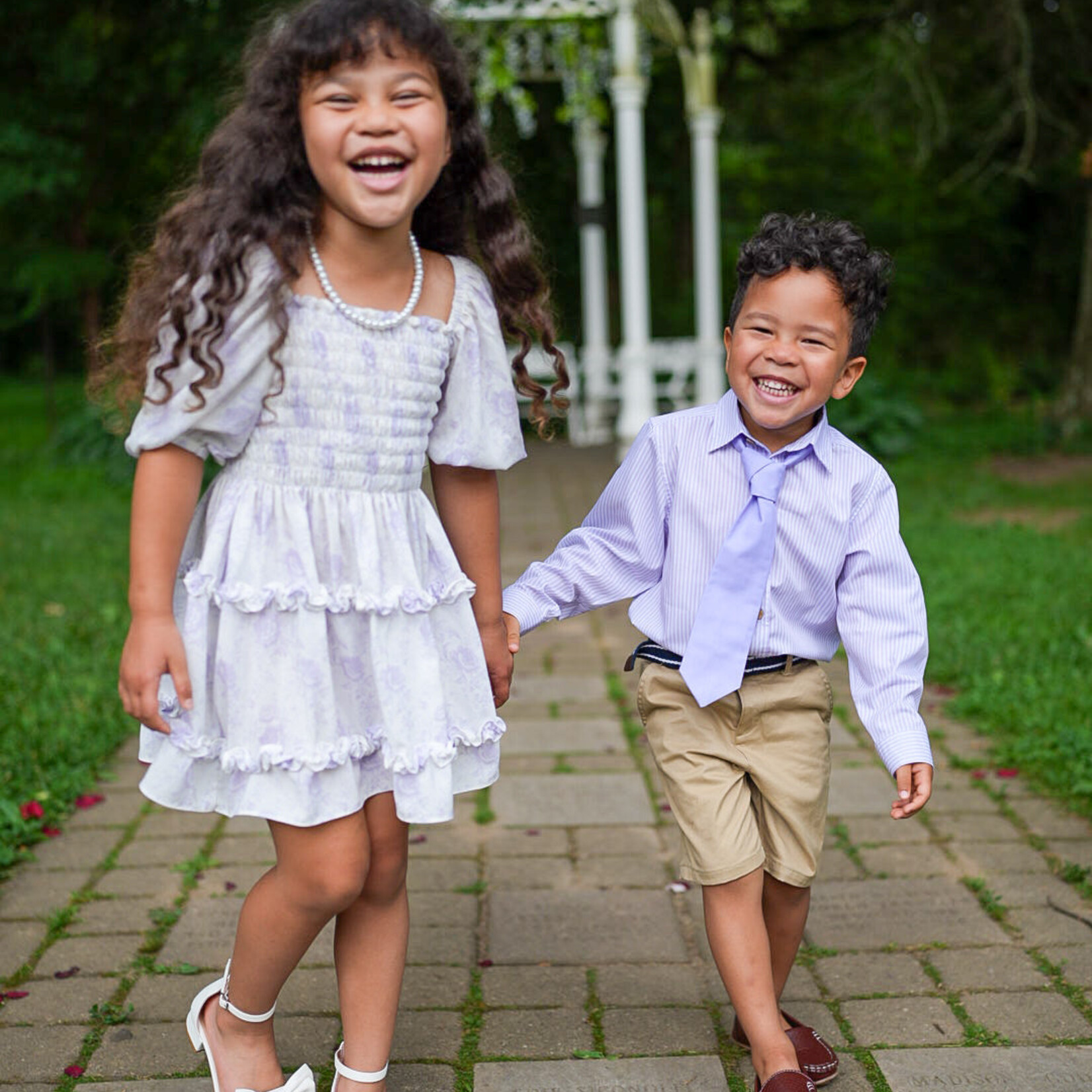 Be Girl Clothing Lilac Floral Trinity Tween Dress