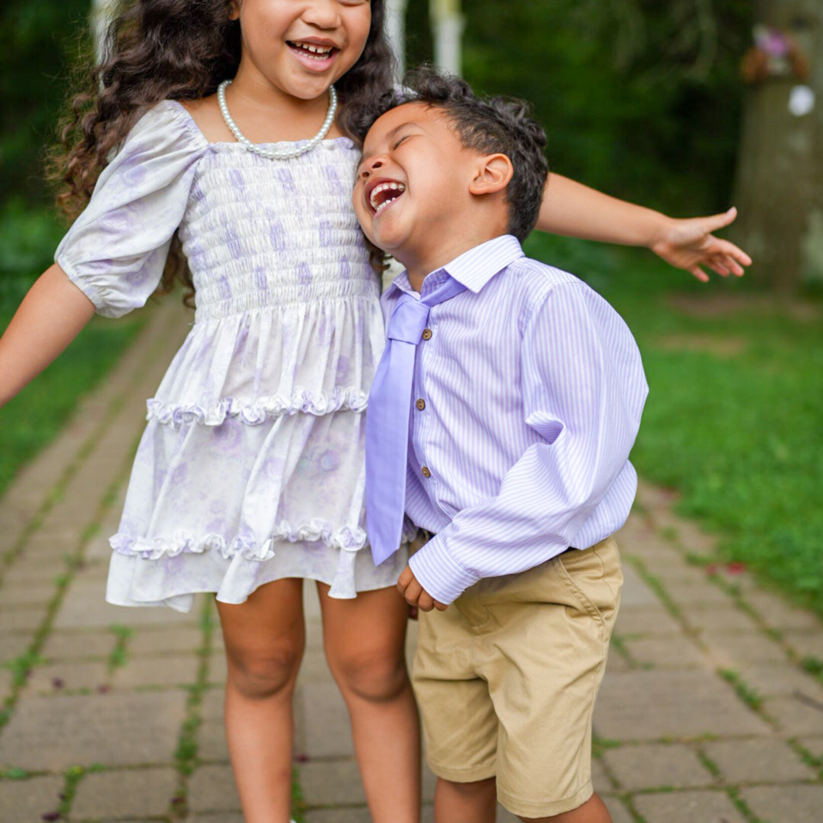 Be Girl Clothing Lilac Floral Trinity Tween Dress