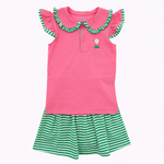 Itsy Bitsy Green Golf Skort Set