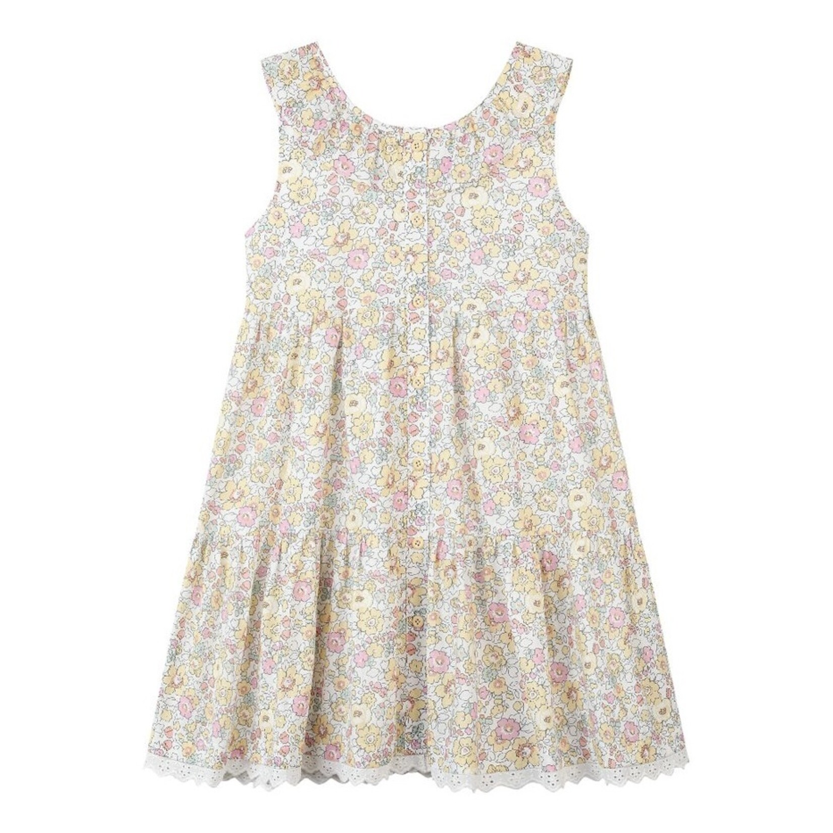 Vignette Yellow Floral Willa Dress