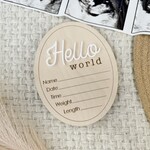 The Olive Branch Hello World (6” Oval)