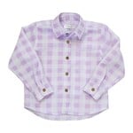 Be Girl Clothing Lilac Purple Check Button Down #26-227
