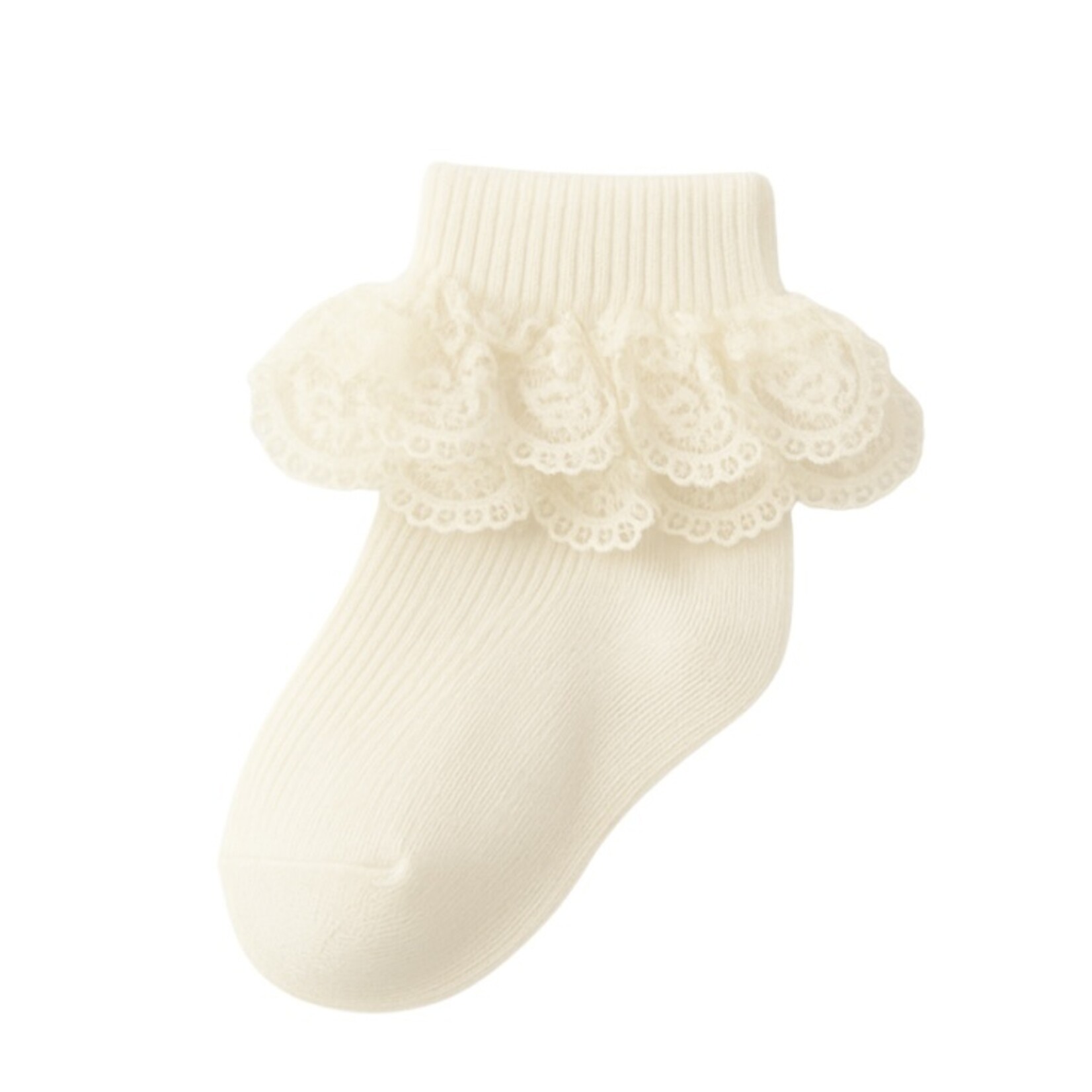 Be Girl Clothing Dolly Socks Cream