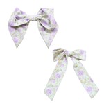 Be Girl Clothing Lilac Green Floral Bow #26-234