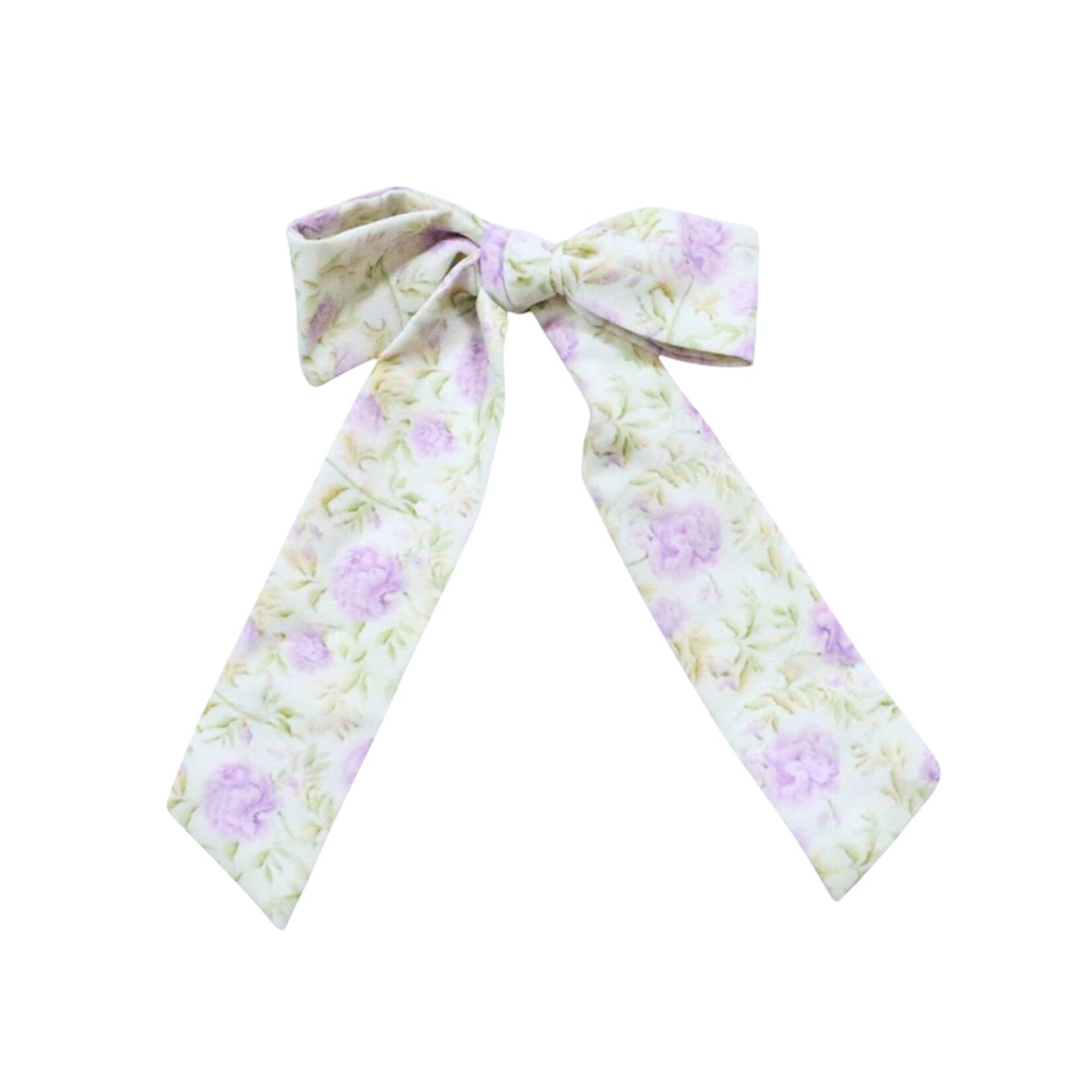 Be Girl Clothing Lilac Green Floral Bow
