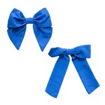 Be Girl Clothing Solid Royal Blue Bow