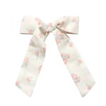 Be Girl Clothing White Floral Longtail Bow