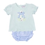 Three Sisters Cross & Bow Bloomer Set