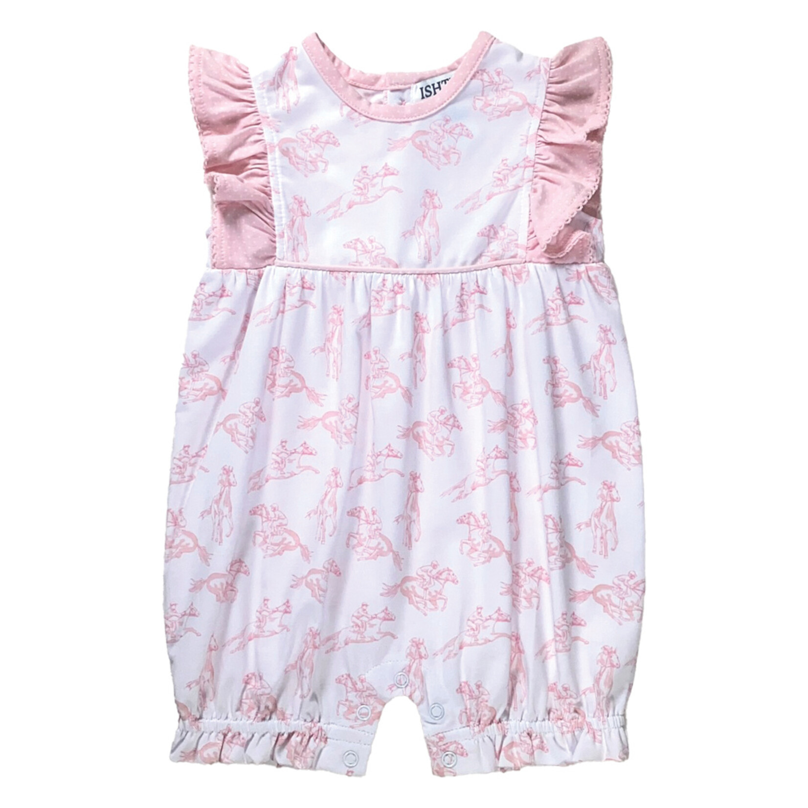Ishtex Horse Toile Bubble Romper