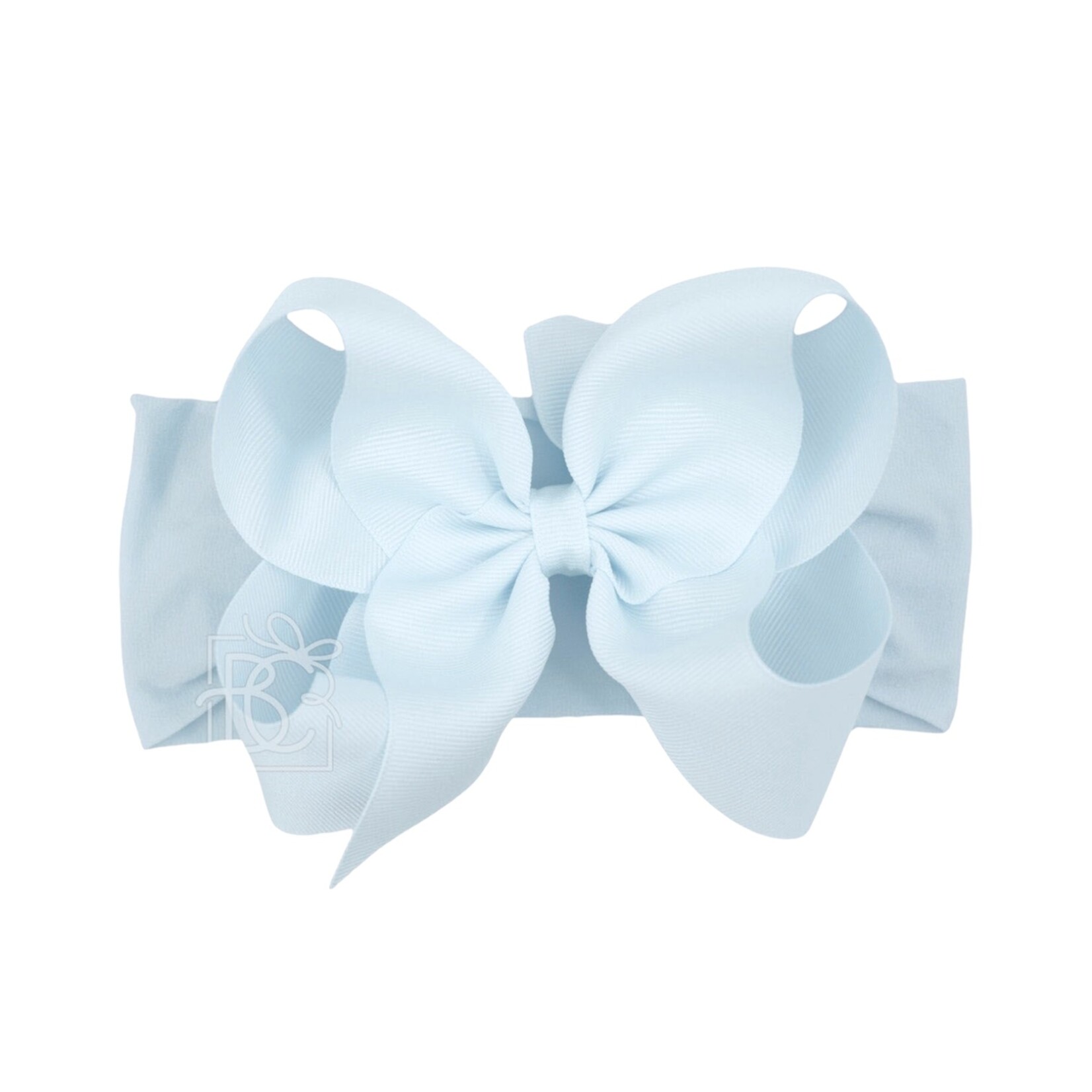5.5" Wide Bow Band - Powder Blue
