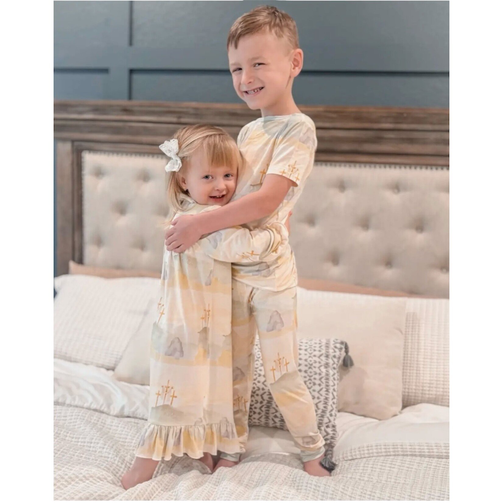 Riley & Rett He is Risen PJ Set