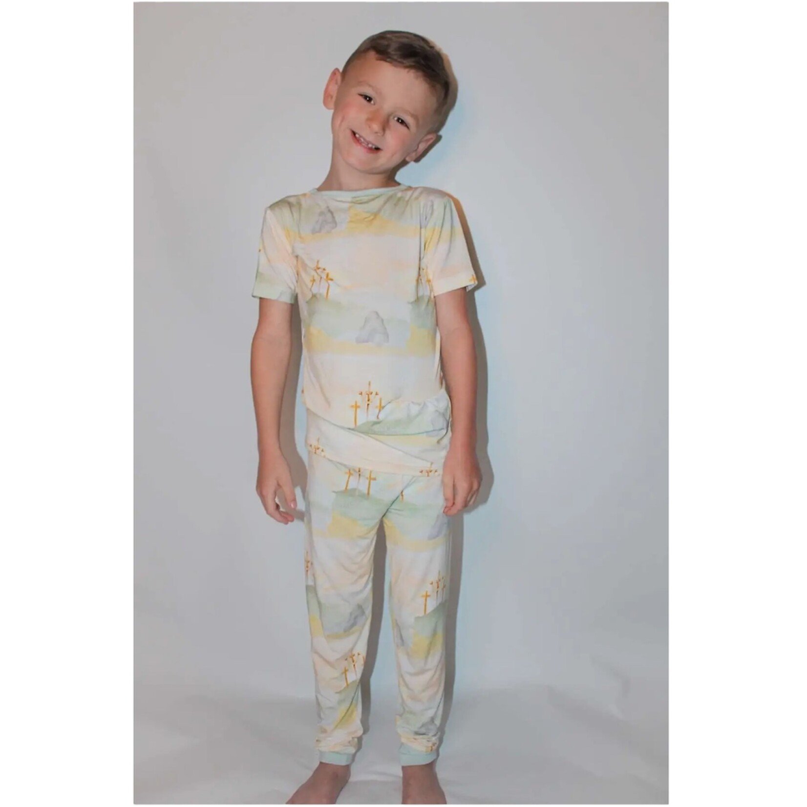 Riley & Rett He is Risen PJ Set