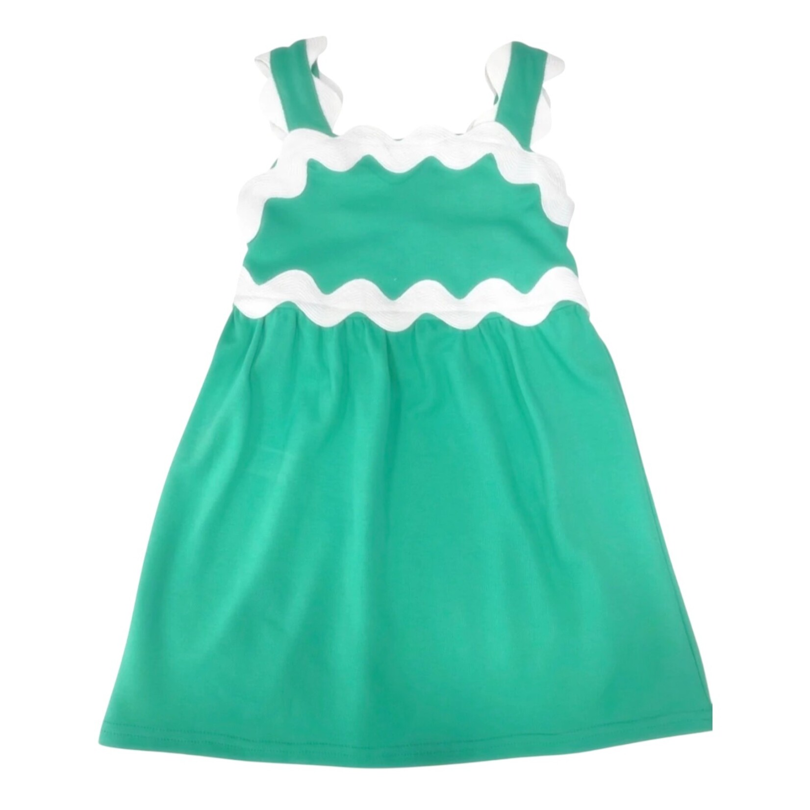 Banana Split Green Ric Rac Dress