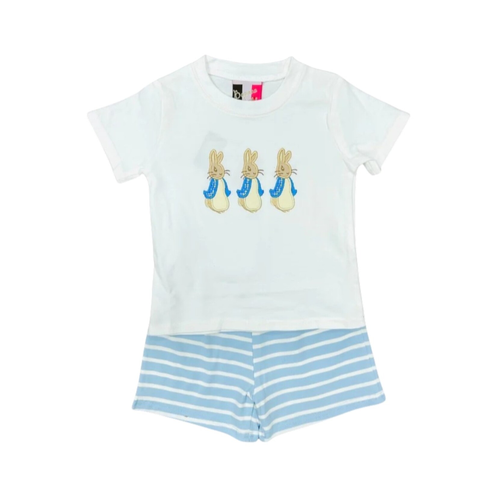 Banana Split Blue Peter Rabbit Short Set