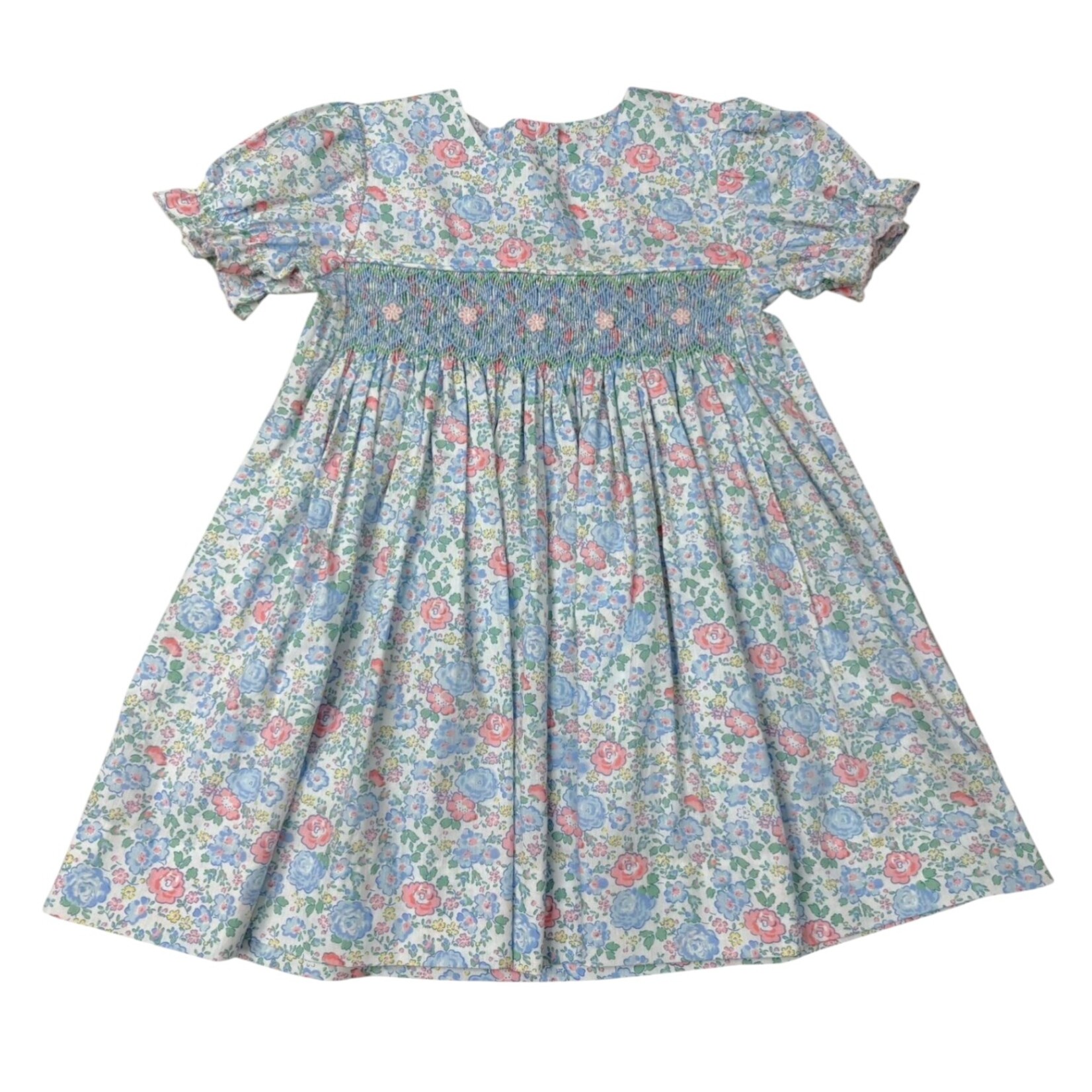 Banana Split Garden Delight Smocked Dress