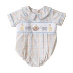 Banana Split Noah's Ark Smocked Boy Bubble