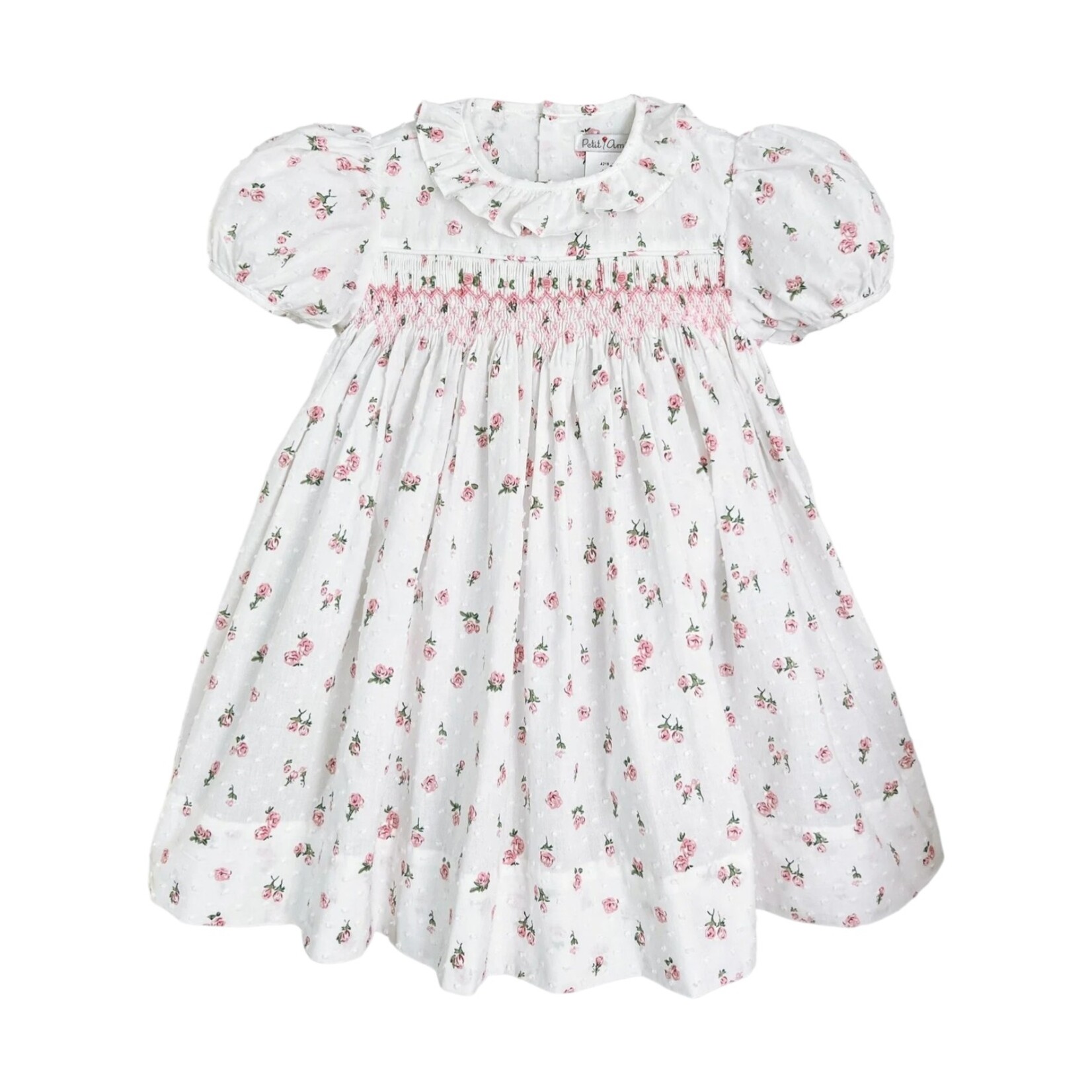Petit Ami Swiss Dot Rose Dress