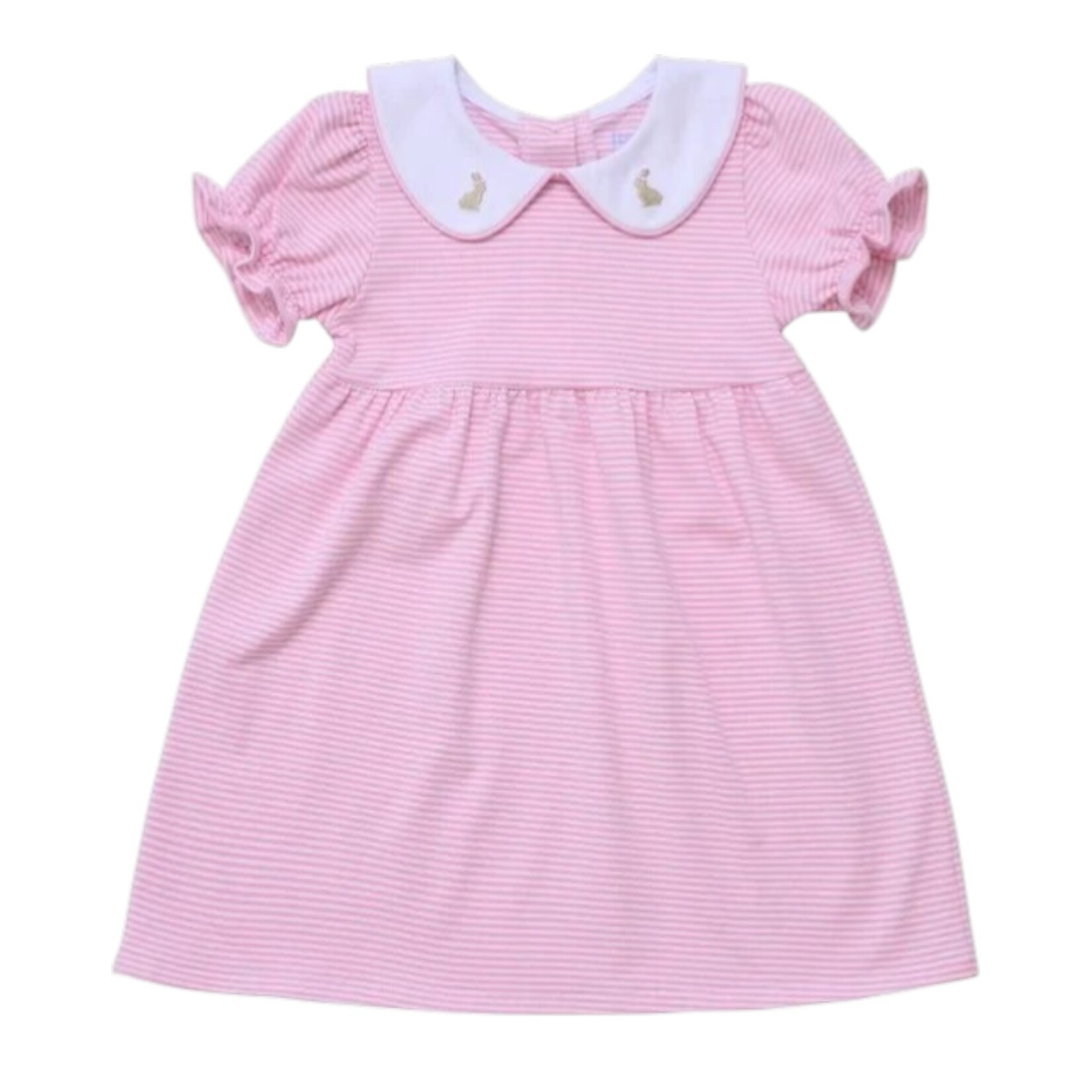 Itsy Bitsy Pink Bunny Peter Pan Dress