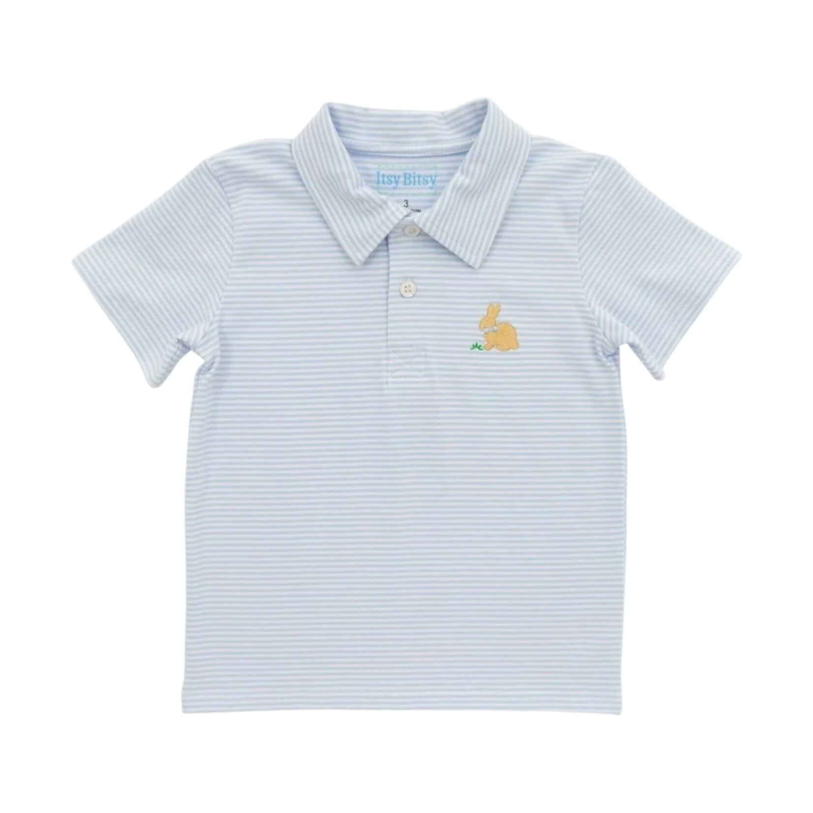 Itsy Bitsy Blue Bunny Polo