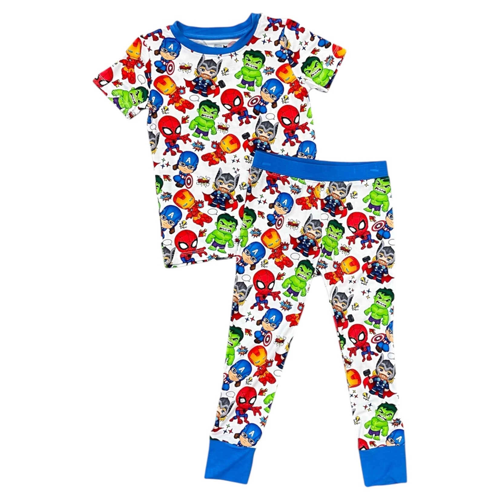 Twinkling Star Superhero Bamboo PJ Set