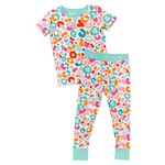 Twinkling Star Colorful Leopard Bamboo PJ Set