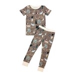 Twinkling Star Hunt Fish Love Bamboo PJ Set