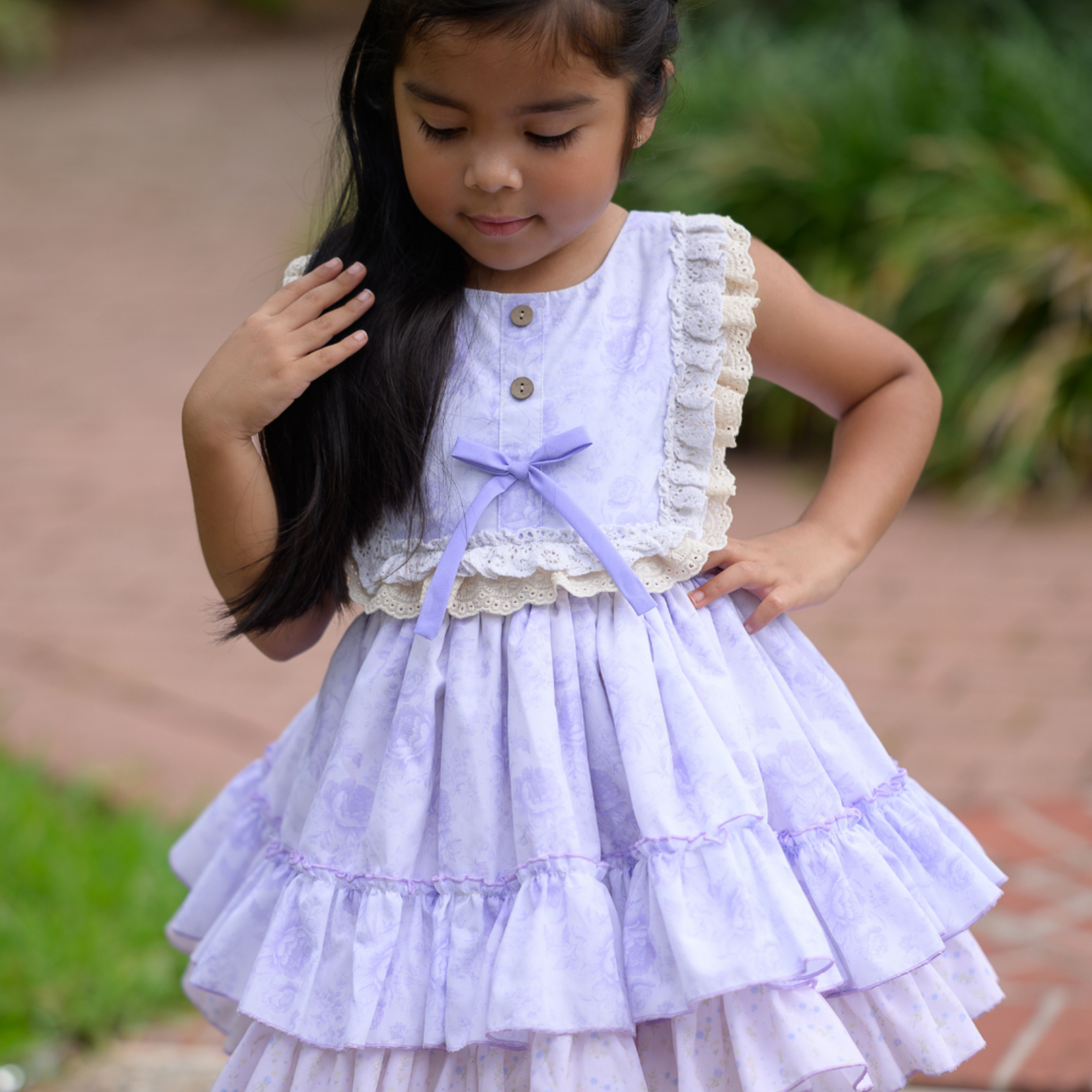 Be Girl Clothing Lilac Floral Ester Dress