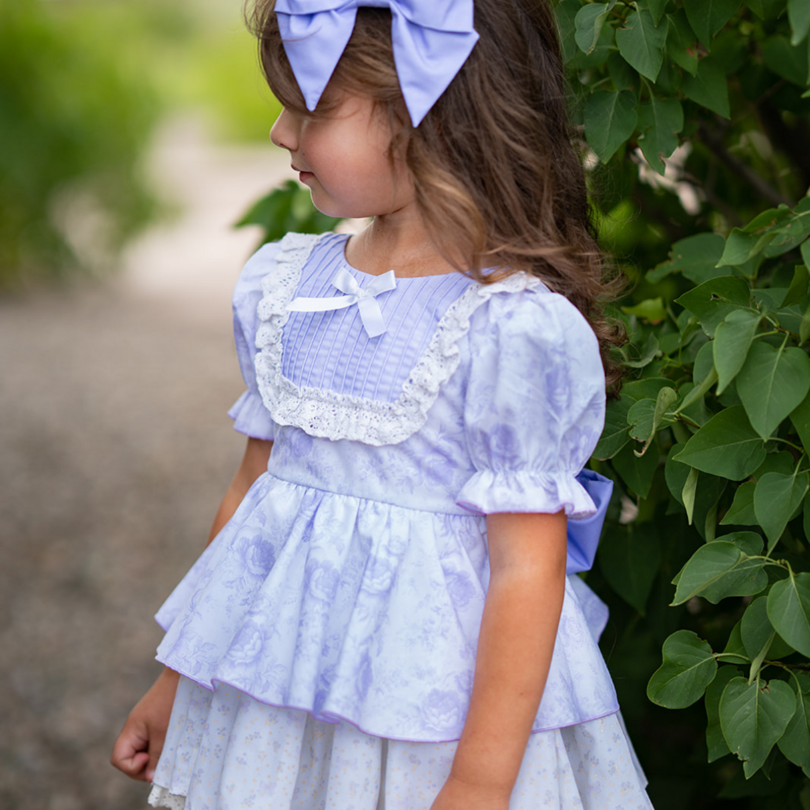 Be Girl Clothing Lilac Floral Azalea Dress Set