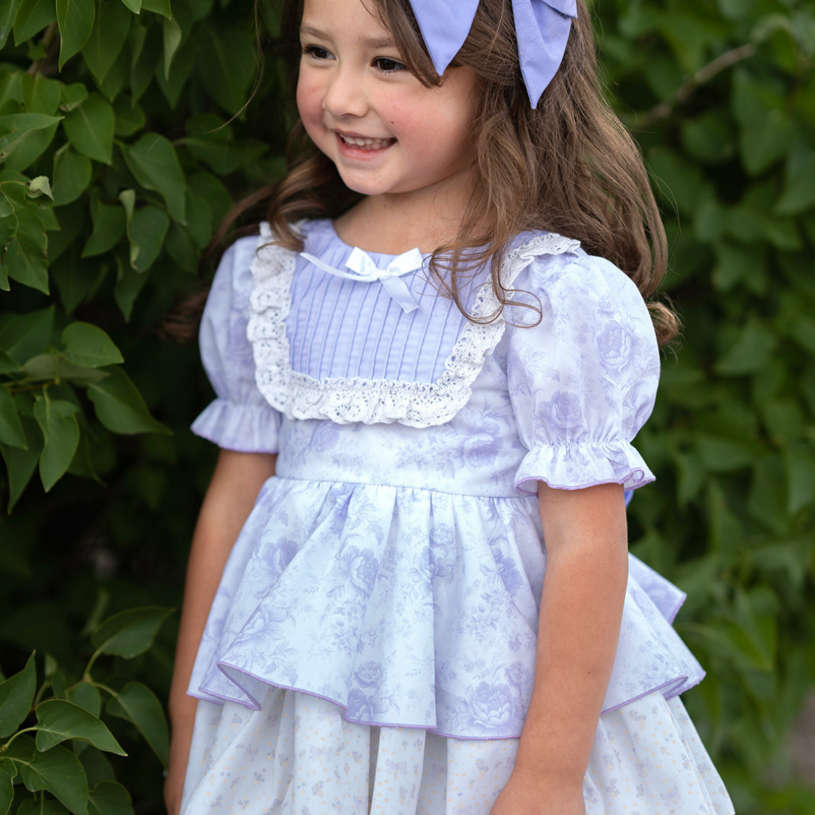 Be Girl Clothing Lilac Floral Azalea Dress Set