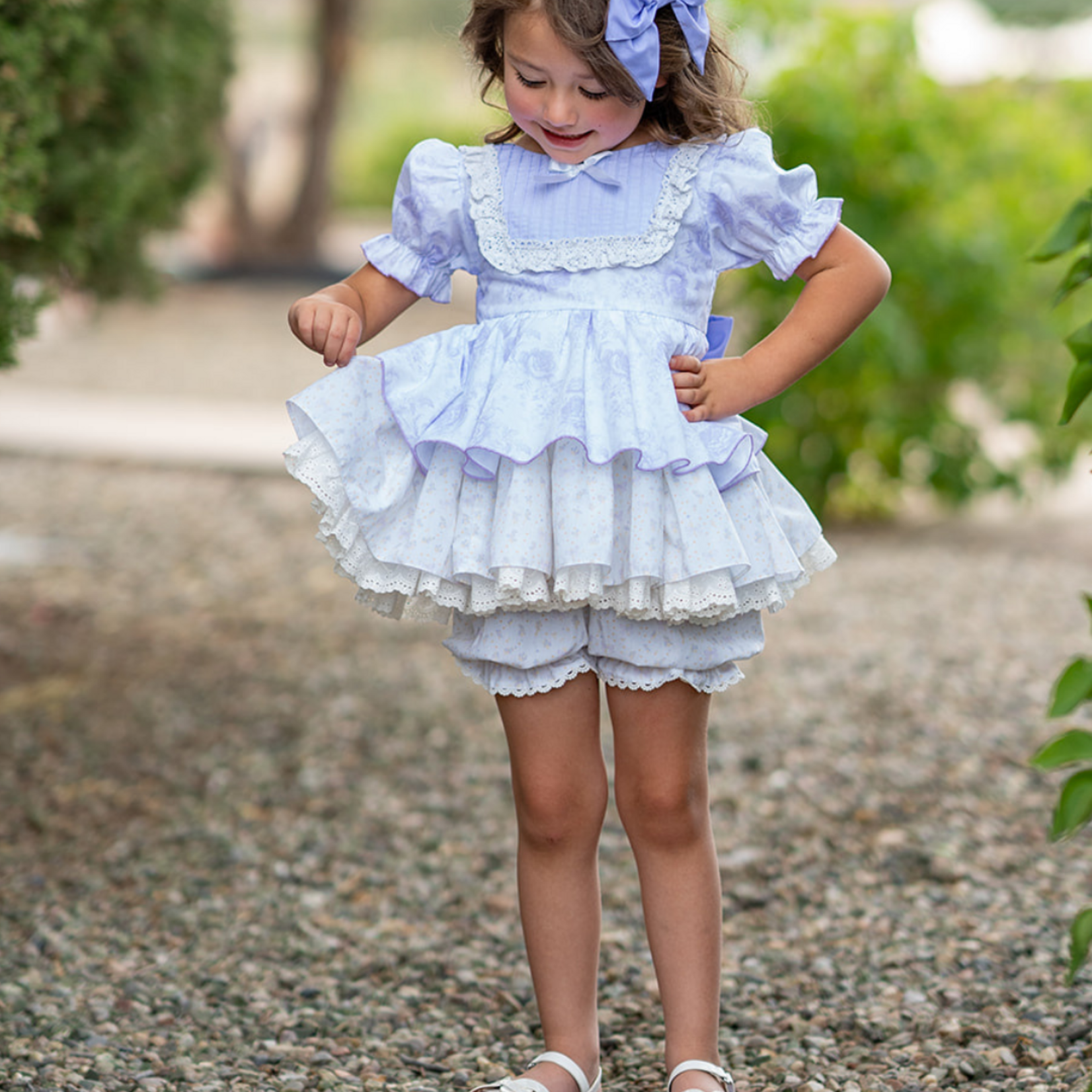 Be Girl Clothing Lilac Floral Azalea Dress Set