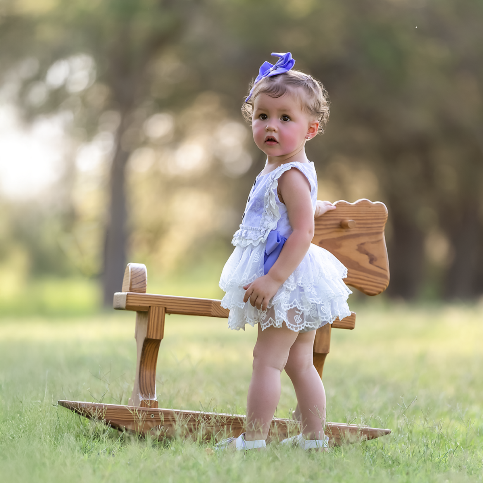 Be Girl Clothing Lilac Floral May Romper