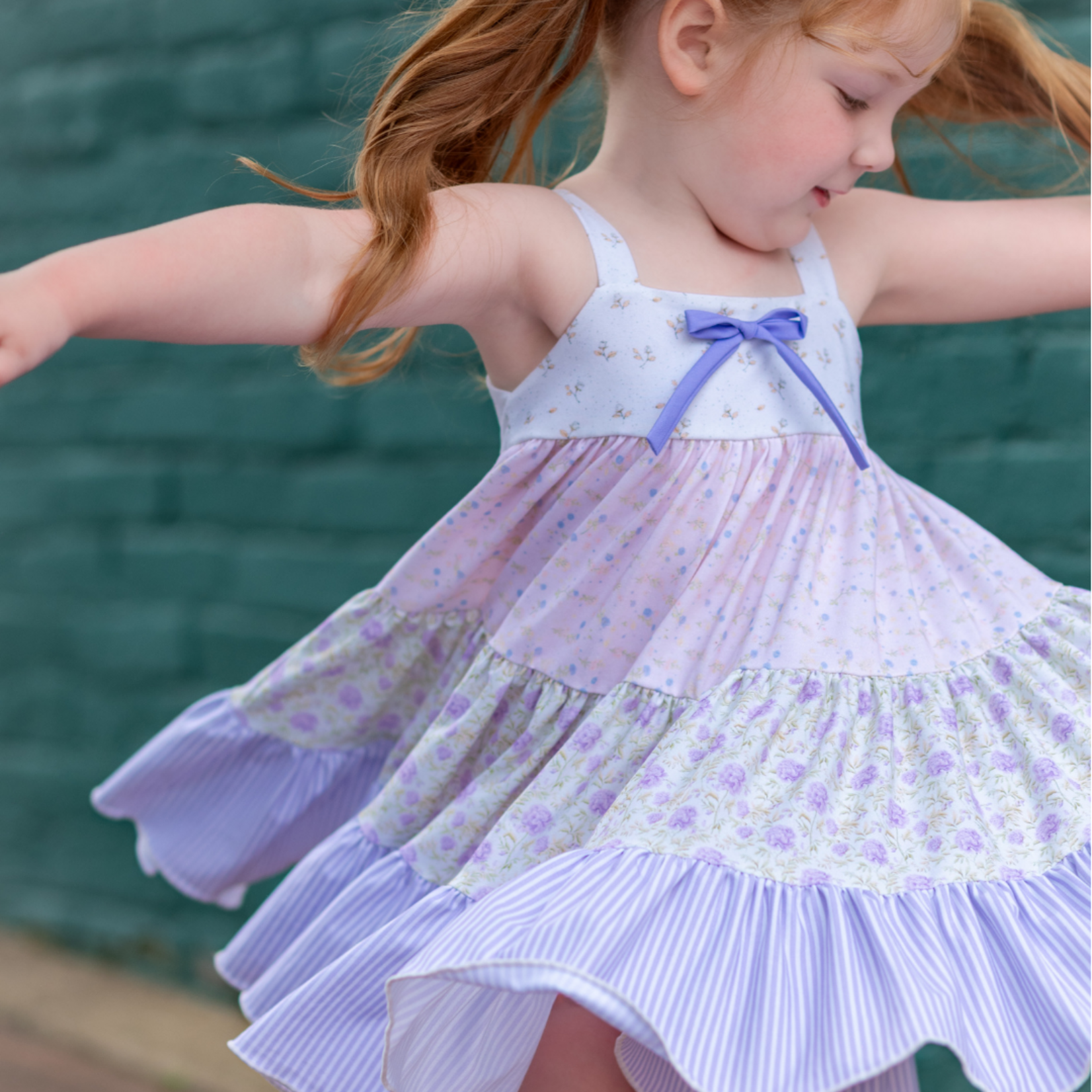 Be Girl Clothing Whispering Garden Twirler Dress