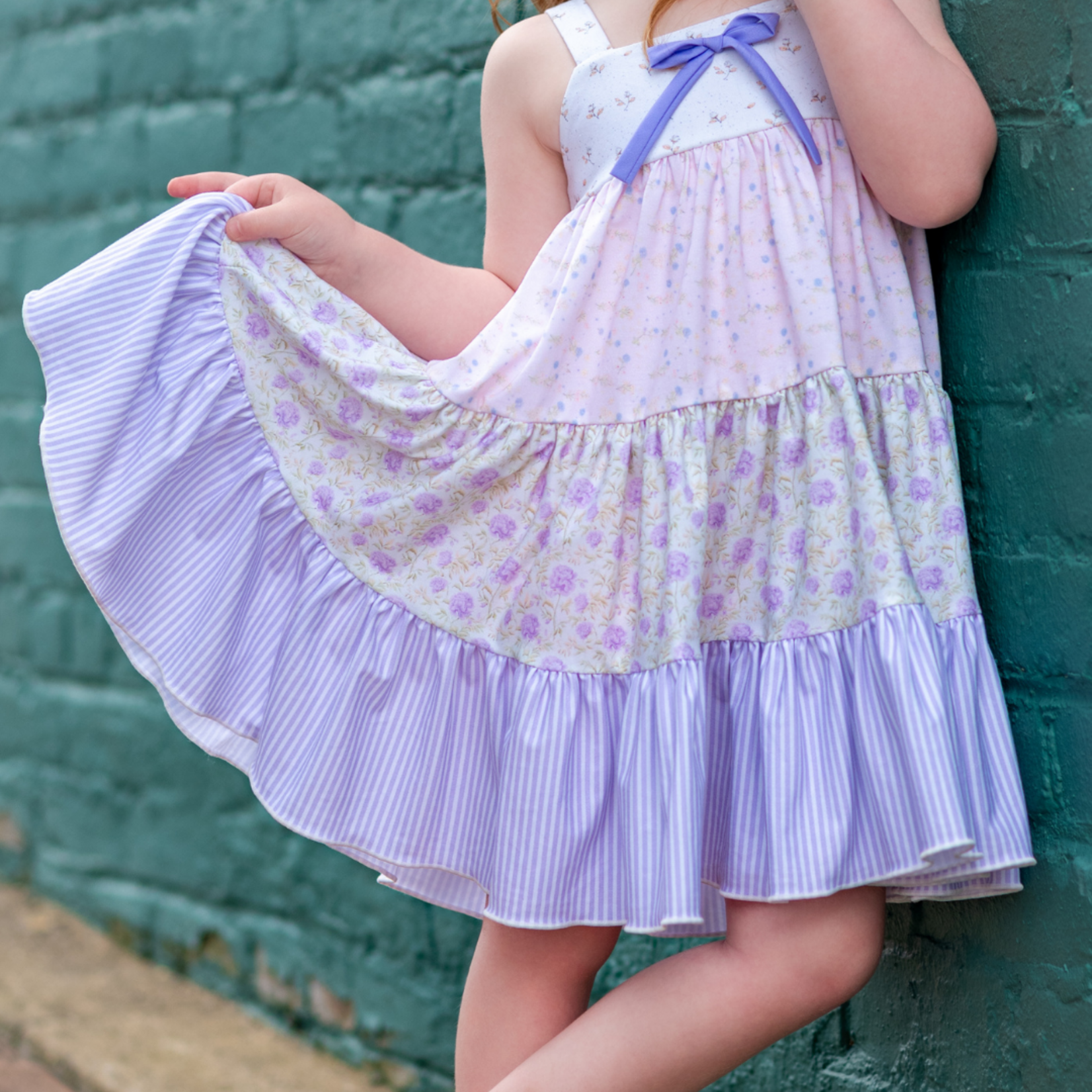 Be Girl Clothing Whispering Garden Twirler Dress