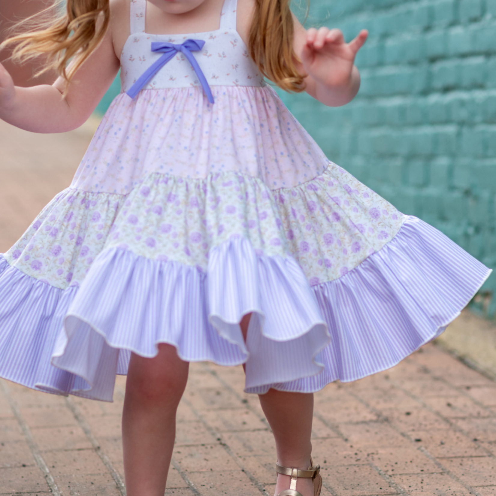 Be Girl Clothing Whispering Garden Twirler Dress