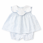 Blue Scalloped Aria Set