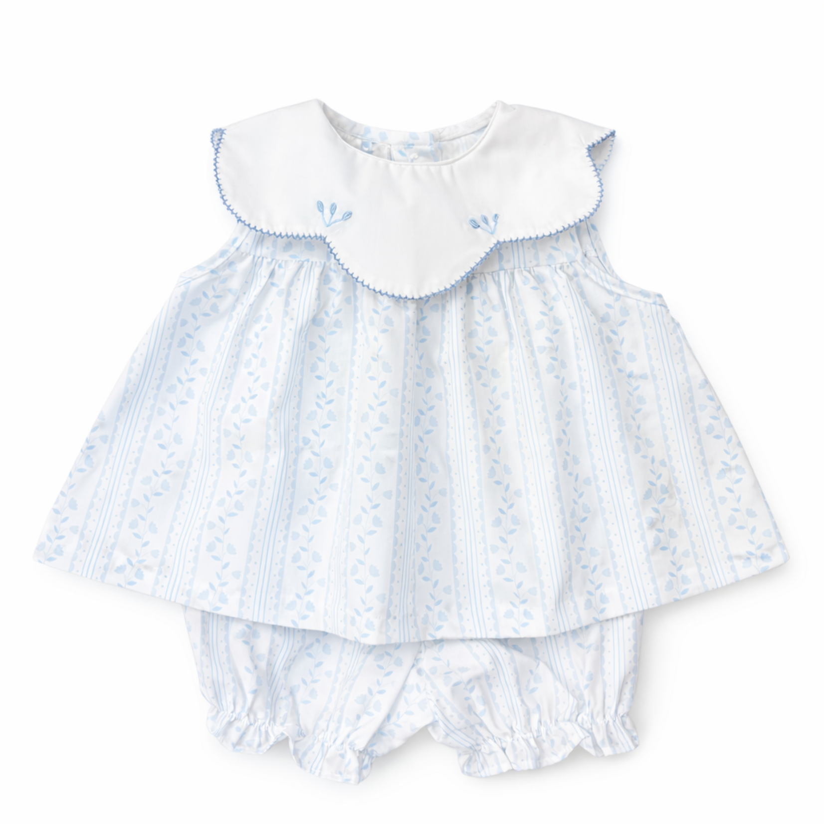 Blue Scalloped Aria Set