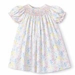 Charming Little One Pastel Floral Smocked Zoey Dress