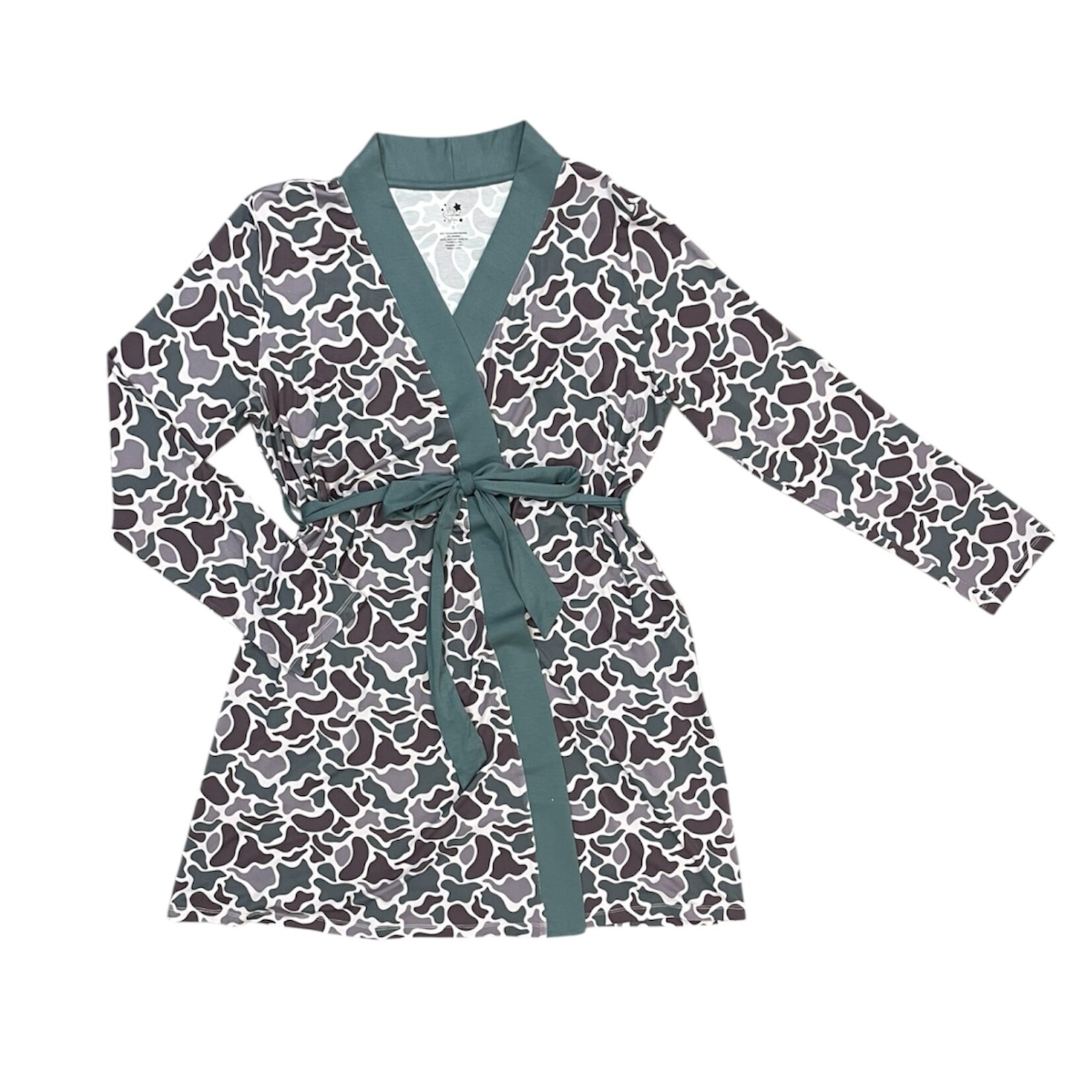Twinkling Star Hideaway Camo Maternity Bamboo Robe