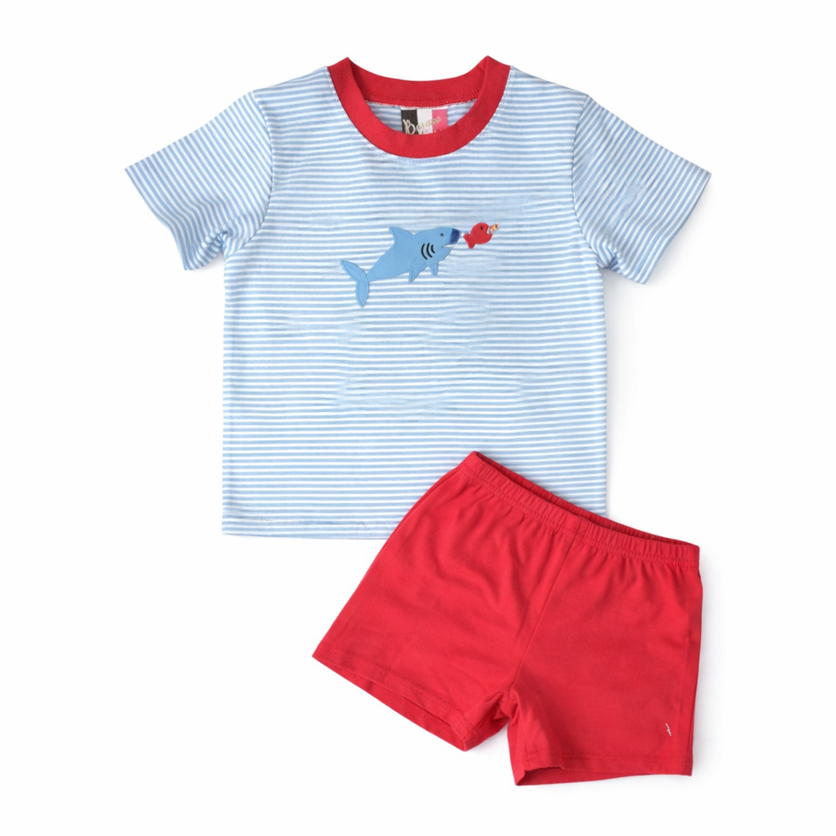 Banana Split Lunch Time Shark Short Set