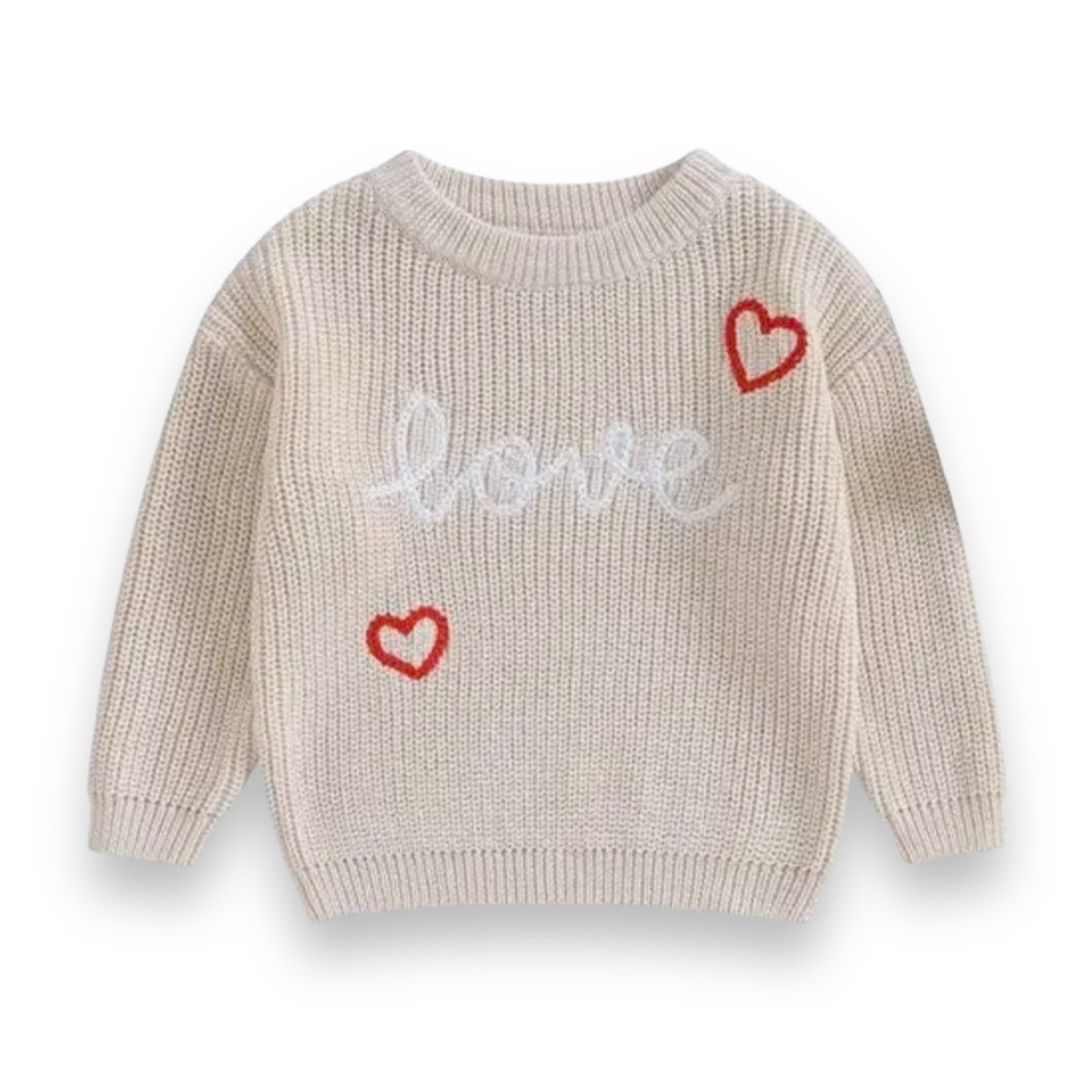 Chunky Love Sweater - Cream