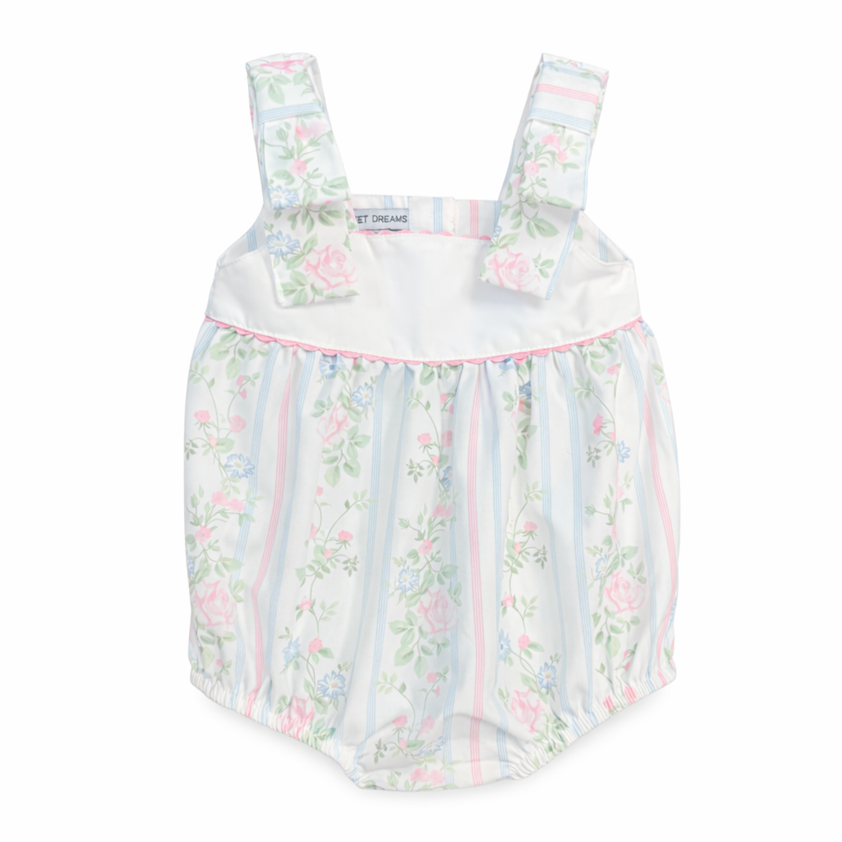 Sweet Dreams Pink & Blue Floral Print Bubble