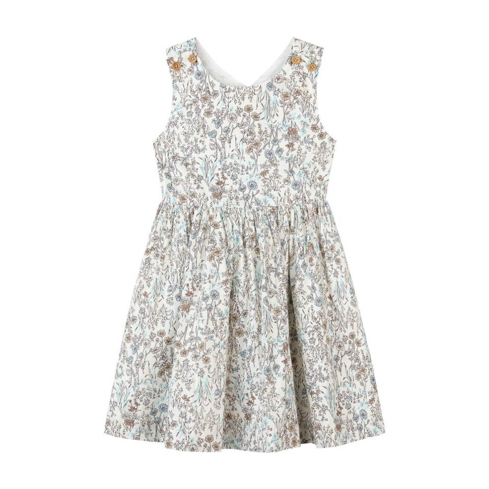 Vignette Blue Meadow Floral Tilly Dress